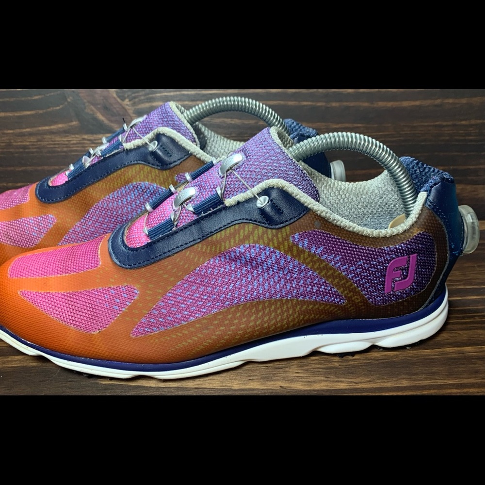 Footjoy EmPower Spikeless Golf Shoes Womens Size 9.5 Sneakers 98004